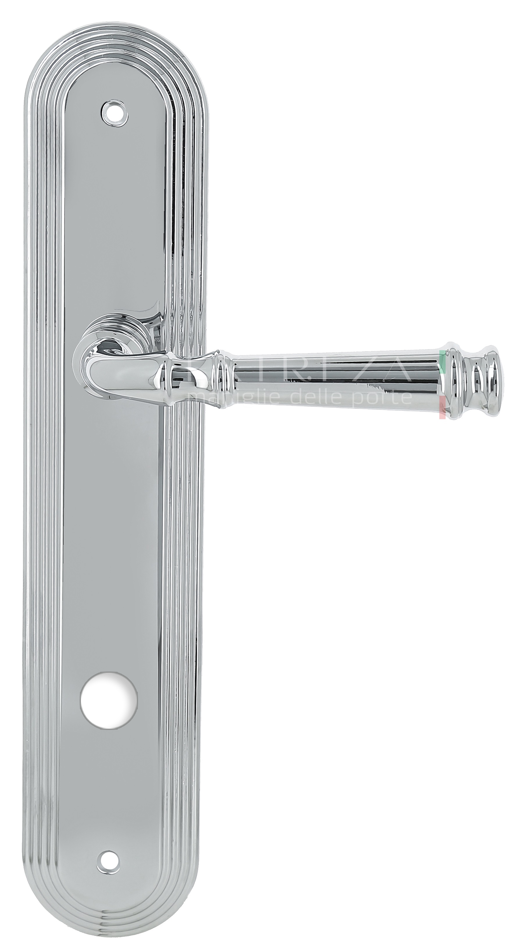 Ручка дверная Extreza BONO (Боно) 328 на планке PL05 WC полированный хром F04
