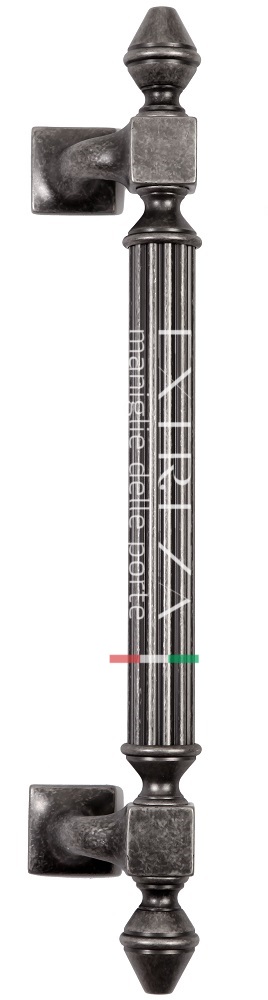 Ручка скоба дверная Extreza IMPERO (Имперо) 430 мм (300 мм) античное серебро F45