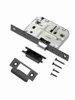 Замок дверной Ajax (Аякс) METLM72-50 BL черный