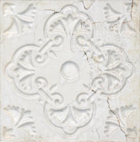 Плитка керамическая Aparici Aged White Ornato декор 20х20