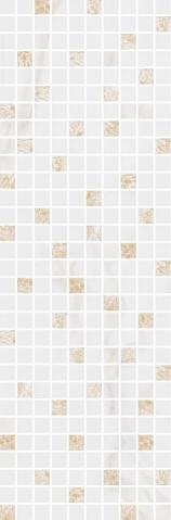 Плитка керамическая Kerama Marazzi Астория MM12112 белый мозаичный декор 75х25