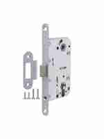 Корпус врезного замка c защёлкой PLASTP85C-50 (P85C-50) SSC сатинированный хром