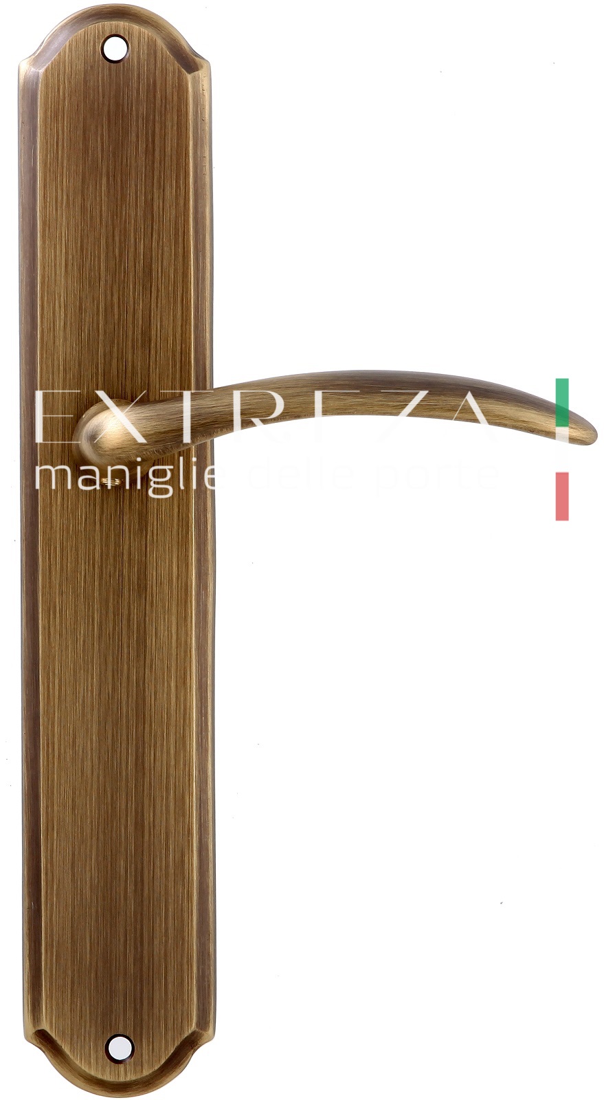 Ручка дверная Extreza SIMONA (Симона) 314 на планке PL01 PASS матовая бронза F03