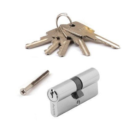 Цилиндр для замка ключ / ключ Avers ZC-70-CR хром