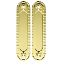 Ручки купе для раздвижных дверей Armadillo SH010/CL Gold-24 золото 24K