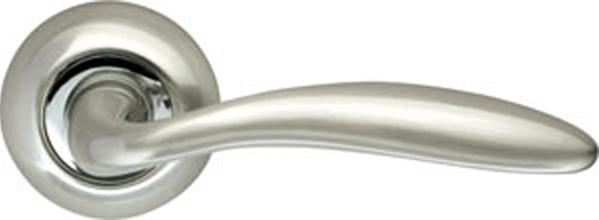 Ручка дверная межкомнатная Armadillo Virgo LD57-1SN/CP-3 матовый никель/хром