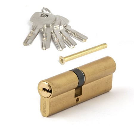 Цилиндр для замка ключ / ключ Apecs SM-90(40/50)-G золото