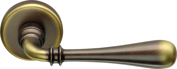 Ручка дверная на круглом основании Colombo Ida ID31RSB-BR бронза