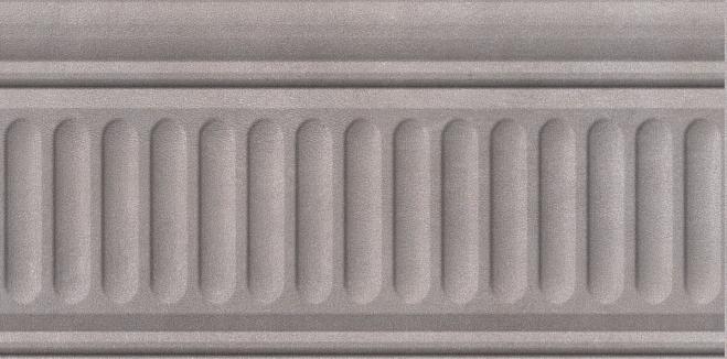 Плитка керамическая Kerama Marazzi Александрия 19033/3F серый струк бордюр 20х9,9