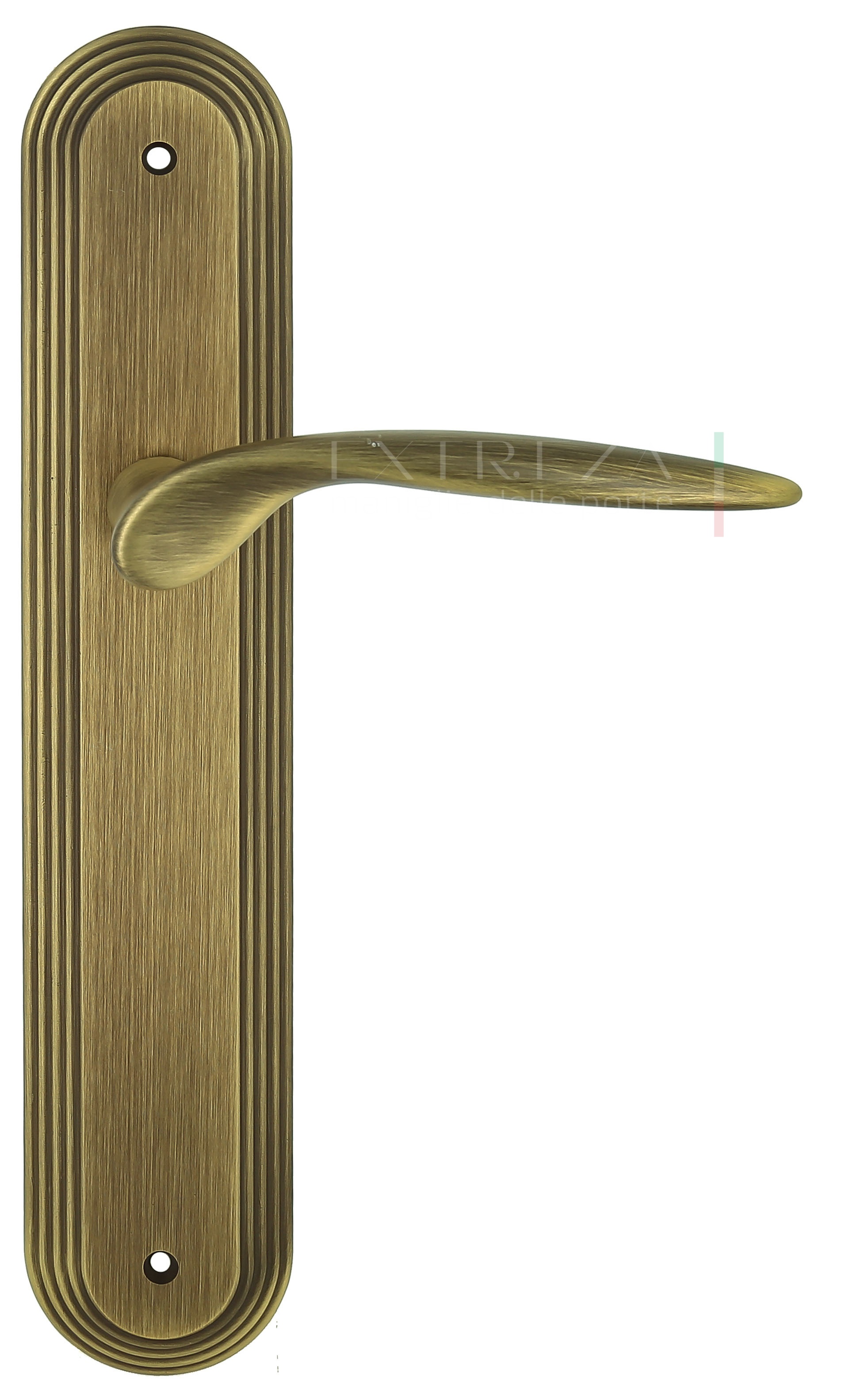 Ручка дверная Extreza CALIPSO (Калипсо) 311 на планке PL05 PASS матовая бронза F03