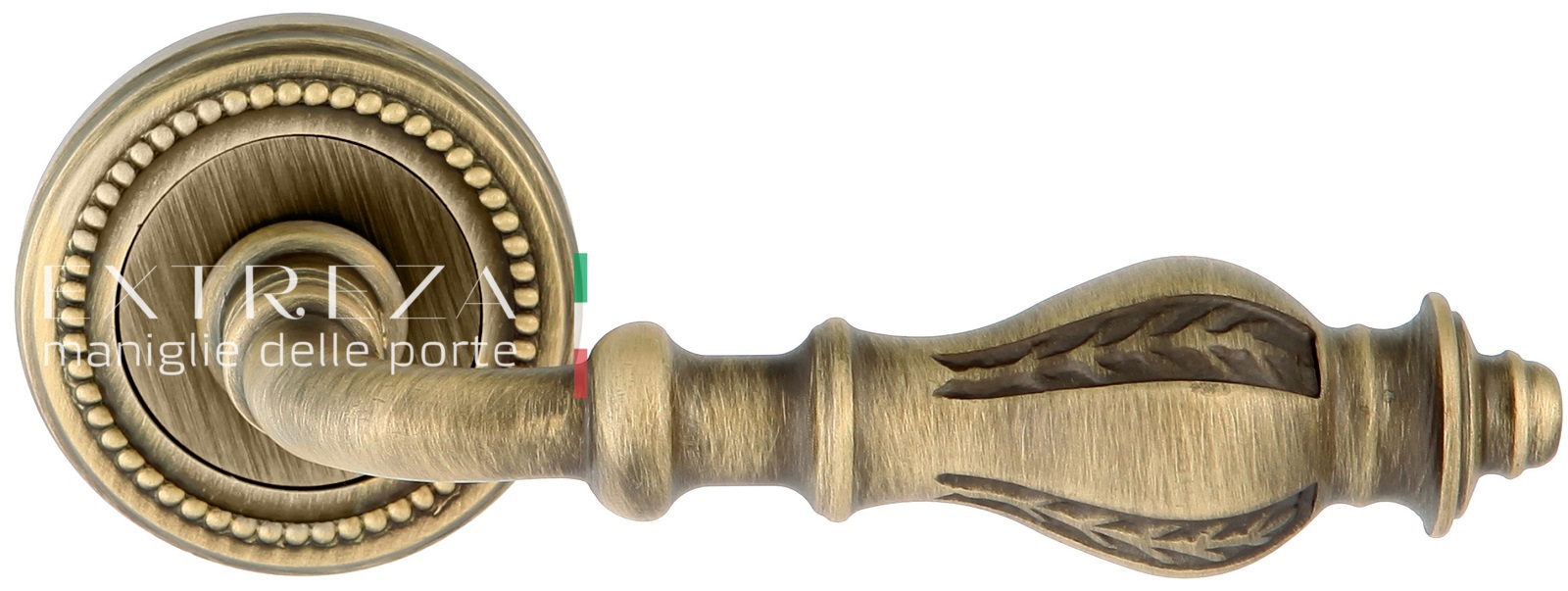 Ручка дверная Extreza EVITA (Эвита) 301 на розетке R03 матовая бронза F03