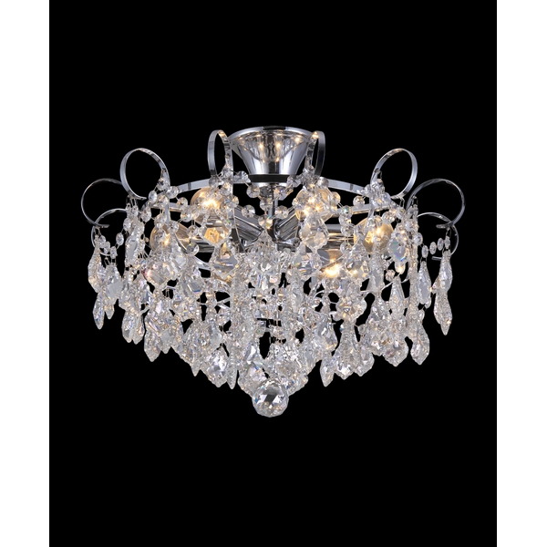 Люстра потолочная Natali Kovaltseva HAPPY DIAMONDS 11545/6C CHROME