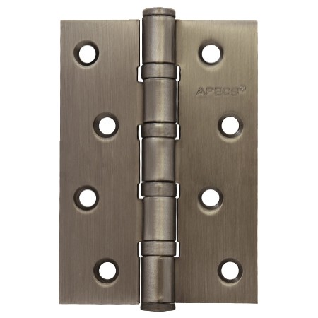 Петля стальная универсальная дверная Apecs 100*70-B4-Steel-GRF графит