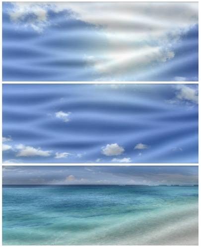 Плитка керамическая Cerrol Durango Playa-3 A Wave панно 50х60