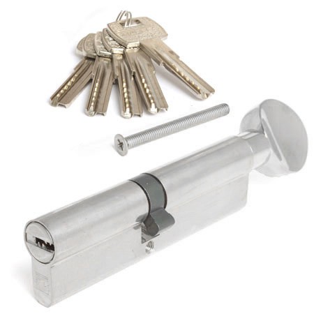 Цилиндр для замка ключ / вертушка Apecs Premier RT-110(50/60C)-С-NI никель