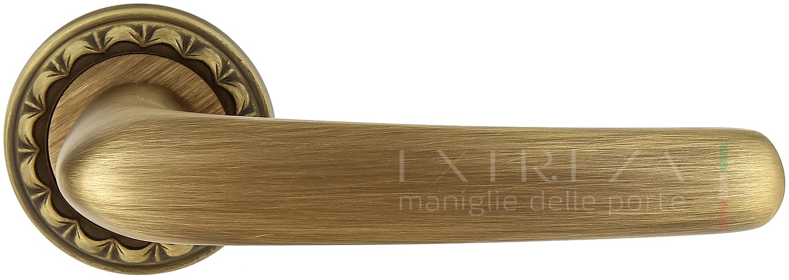 Ручка дверная Extreza MONACO (Монако) 330 на розетке R02 матовая бронза F03