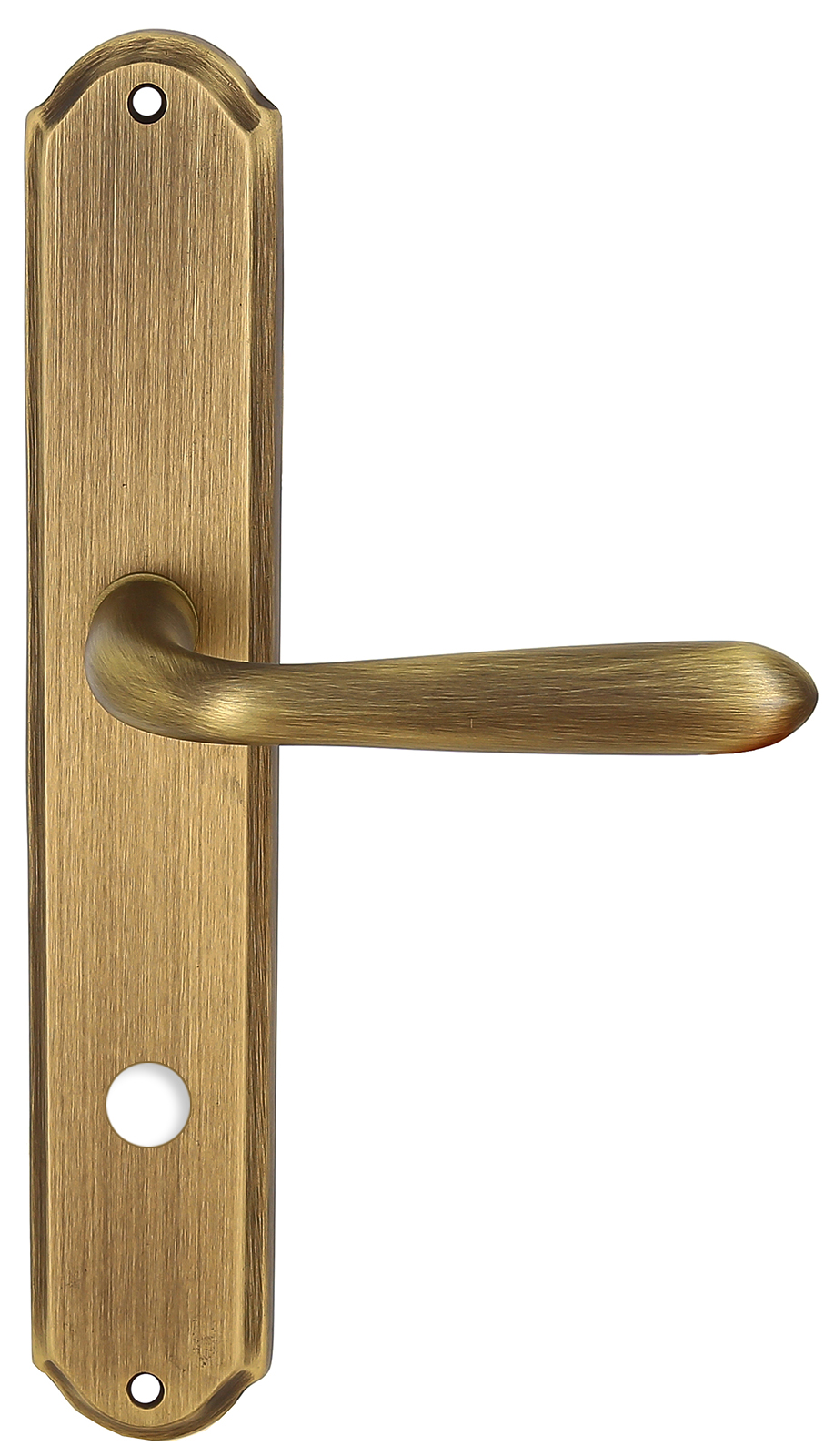 Ручка дверная Extreza ALDO (Альдо) 331 на планке PL01 WC матовая бронза F03