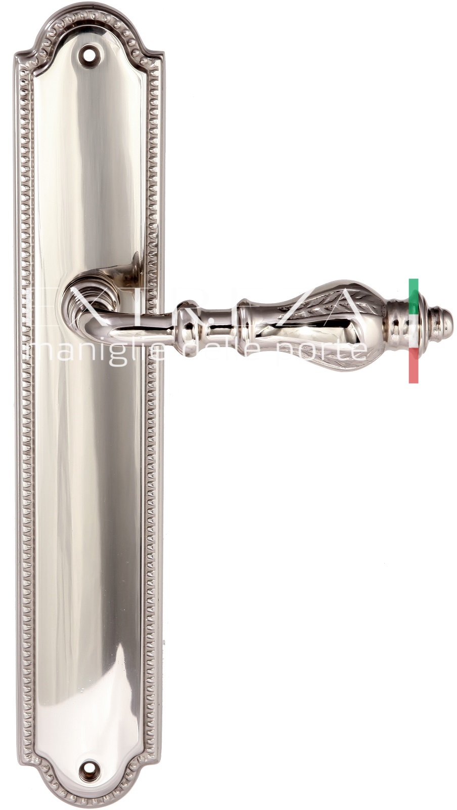 Ручка дверная Extreza EVITA (Эвита) 301 на планке PL03 PASS полированный никель F21