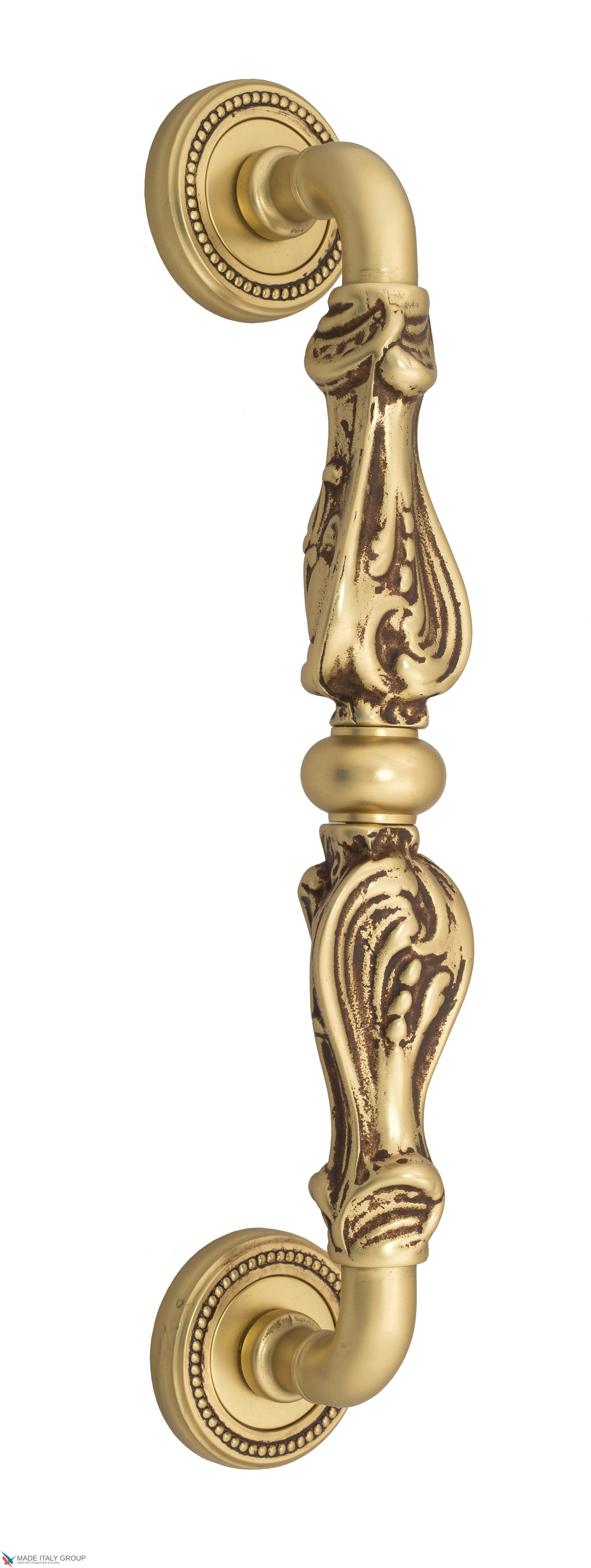 Ручка скоба Venezia "FLORENCE" 315мм (260мм) D3 французское золото + коричневый