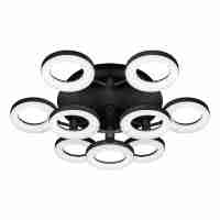 Потолочная светодиодная люстра iLedex Jomo FS-014-X9 108W BK