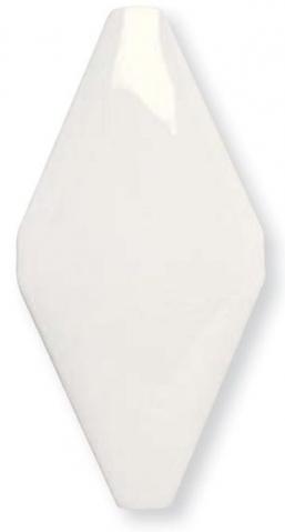 Плитка керамическая Adex Rombo Liso Blanco Z настенная 20х10