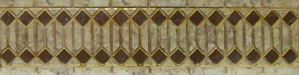 Керамогранит Infinity Ceramic Tiles Rimini Listello Beige бордюр 15х60