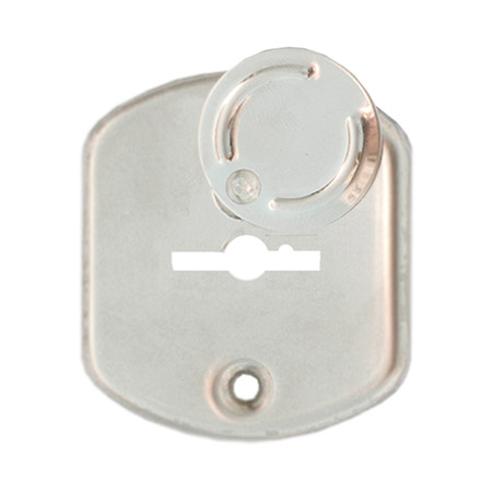 Накладка дверная под сувальдный ключ Меттэм ЗВ8 02.040 (комплект) нерж. сталь