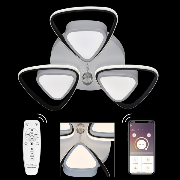 Потолочная люстра Natali Kovaltseva HIGH-TECH LED LAMPS HIGH-TECH LED LAMPS 82047