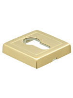 Накладка на евроцилиндр Morelli Luxury LUX-KH-S3 OSA квадратная, цвет матовое золото