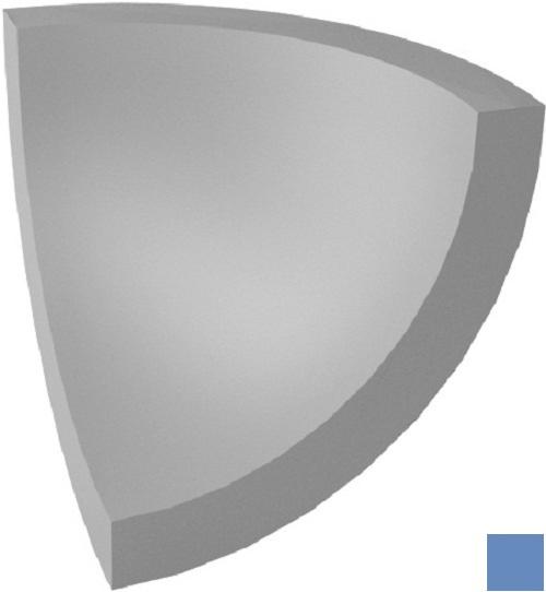 Угловой элемент Paradyz Inwesta Gamma Niebieska Profil D Mat 0,3х0,3