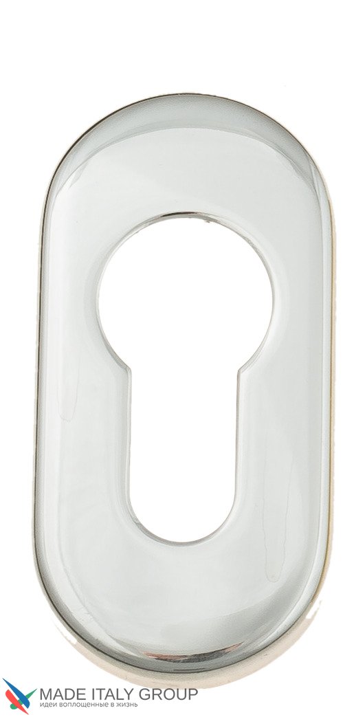 Накладка дверная под цилиндр Venezia CYL EP полированный хром (2 шт.)