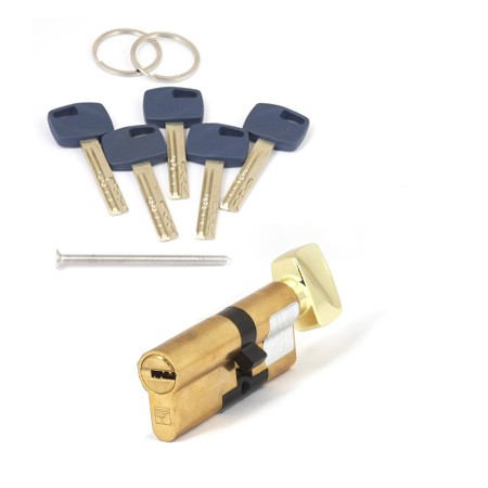 Цилиндр для замка ключ / ключ Apecs Premier XR-90(40C/50)-C15-G золото