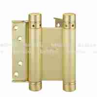 Петля дверная пружинная двухсторонняя Aldeghi 75*28*34 полированная латунь