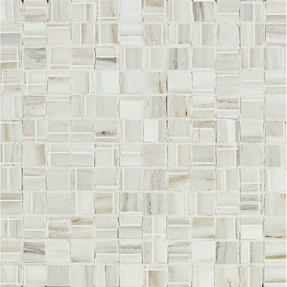 Плитка керамическая Impronta Marmi Imperiali Mosaico White Мозаика 30х30