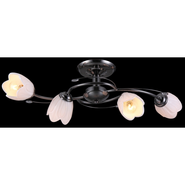 Потолочная люстра Natali Kovaltseva 11487 11487/4 DARK CHROME