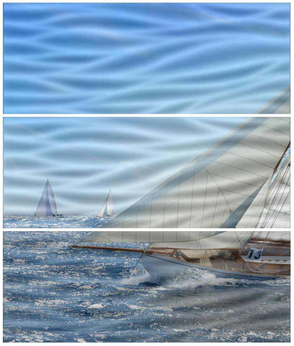 Плитка керамическая Cerrol Formula Regatta-3 A Wave панно 50х60