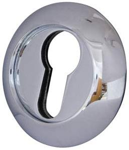 Накладка дверная с круглым основанием под цилиндр Armadillo Cylinder ET-1CP-8 хром