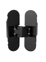 Петля скрытой установки AGB (АГБ) E30200.85.93 (черный) ECLIPSE 2.2 (4 накладки в комплекте)