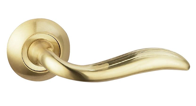 Ручка дверная межкомнатная Bussare Passado A-35-10 S. Gold матовое золото