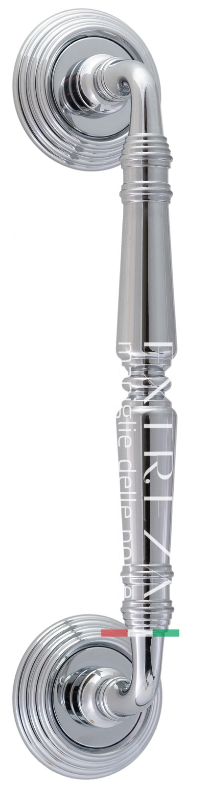 Ручка скоба дверная Extreza PETRA (Петра) 250 мм (205 мм) R05 полированный хром F04