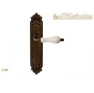 Ручка дверная межкомнатная Melodia 50V Ceramic 179V+керамика Античная бронза