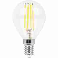 Лампа светодиодная филаментная Feron E14 11W 2700K Шар Прозрачная LB-511 38013