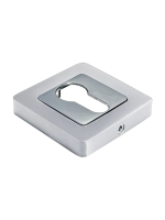 Накладка на ключевой цилиндр Morelli MH-KH-S55 SC/CP, цвет матовый хром/хром