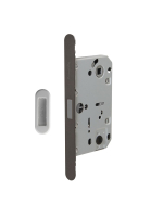 Замок дверной магнитный Armadillo (Армадилло) WC с ответной планкой GRAVITY.PRO G01.196.50.96 BPVD вороненый никель