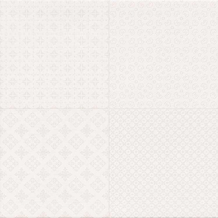 Плитка керамическая Cristacer (Cristal ceramica) Retro Blanco вид 4 из микса настенная 45х45