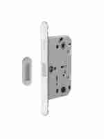 Замок дверной магнитный Armadillo (Армадилло) WC с ответной планкой GRAVITY.PRO G01.196.50.96 CP хром