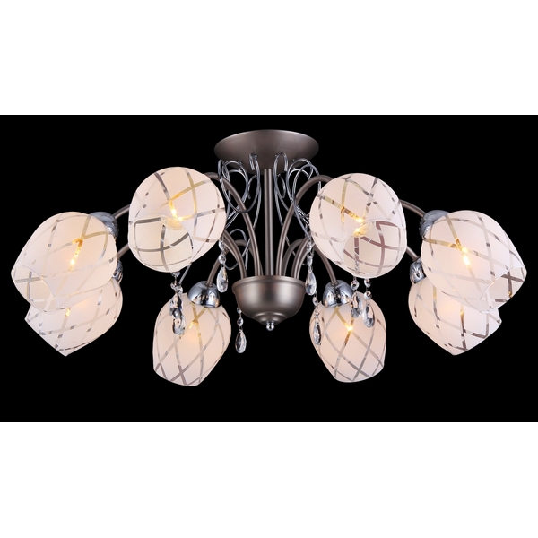 Потолочная люстра Natali Kovaltseva 11447 11447/8C NICKEL, CHROME