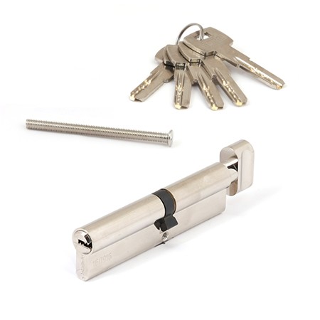 Цилиндр для замка ключ / вертушка Apecs SM-120(55C/65)-C-NI никель