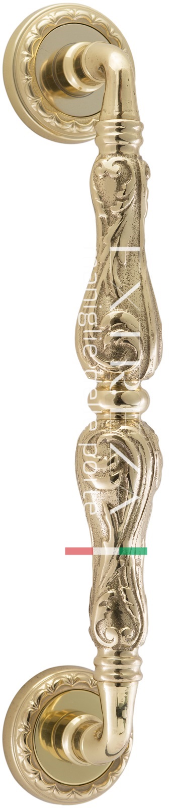 Ручка скоба дверная Extreza GRETA (Грета) R02 полированное золото F01