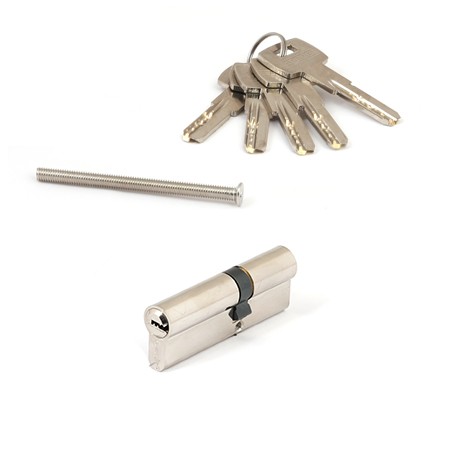 Цилиндр для замка ключ / ключ Apecs SM-85(35/50)-NI никель